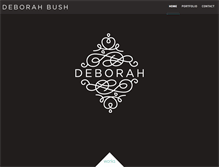 Tablet Screenshot of deborahbush.com